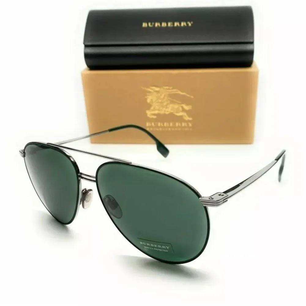 Burberry Men's Gunmetal Sunglasses!